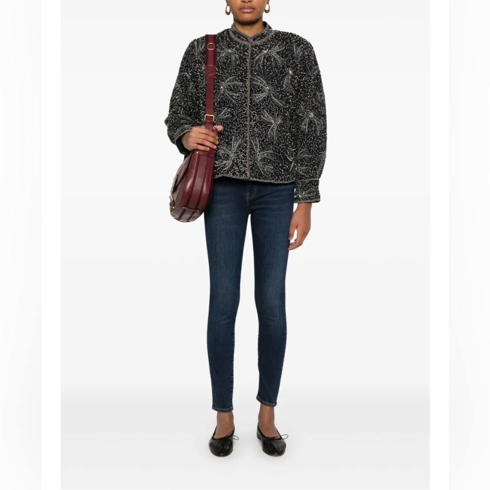 Frame Le High Skinny Jeans Dark Wash Blue Size 27